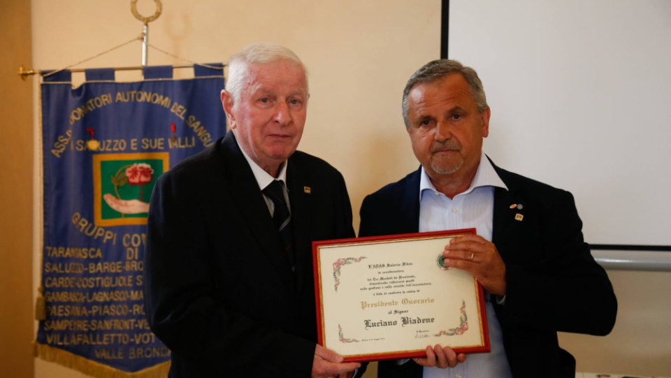 Luciano Biadene presidente onorario
